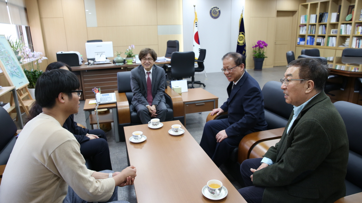 중국 샹탄대학교 부총장 접견